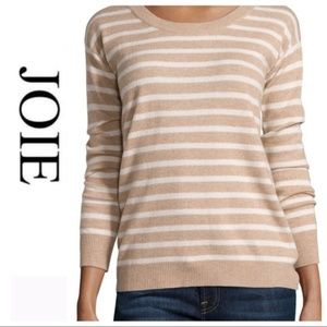 Joie Weland Striped Cashmere Wool Sweater